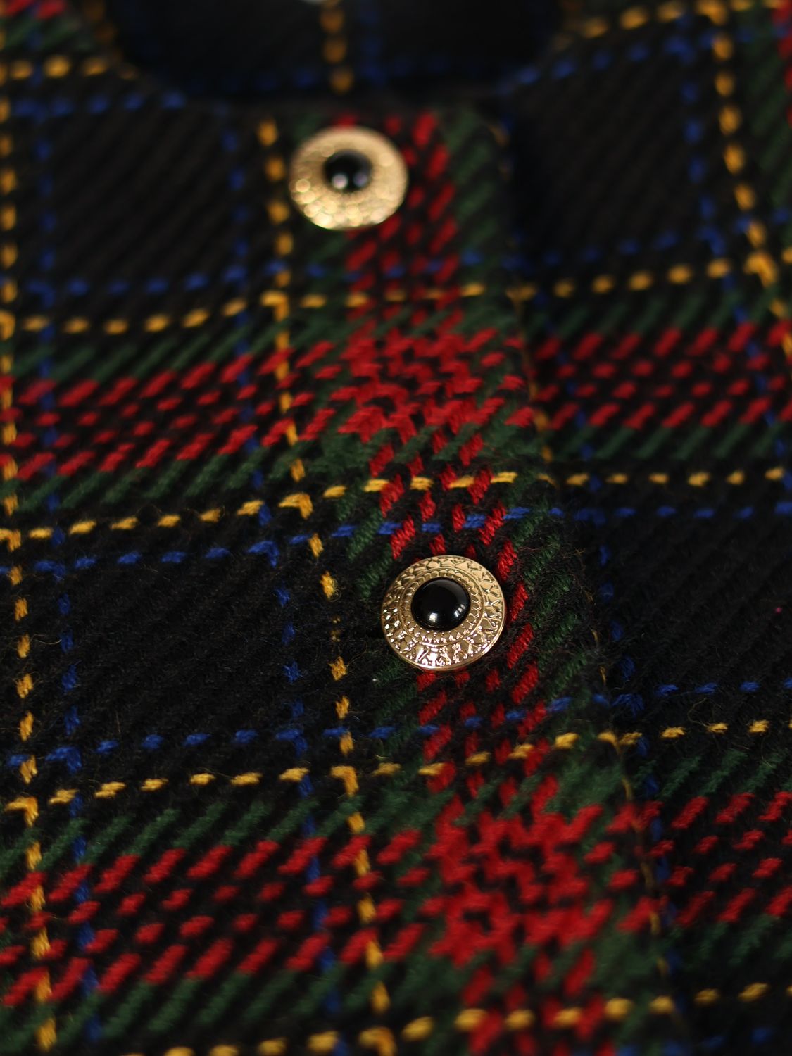 Vintage Plaid Blazer