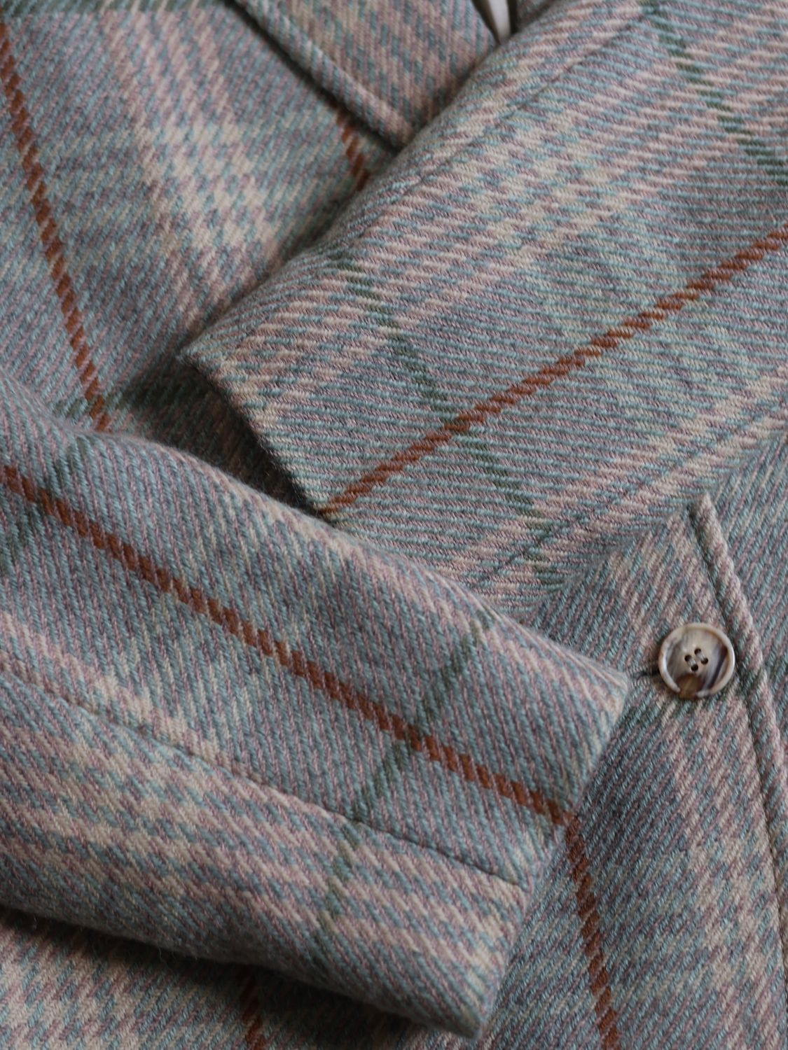 Vintage Checked Blazer