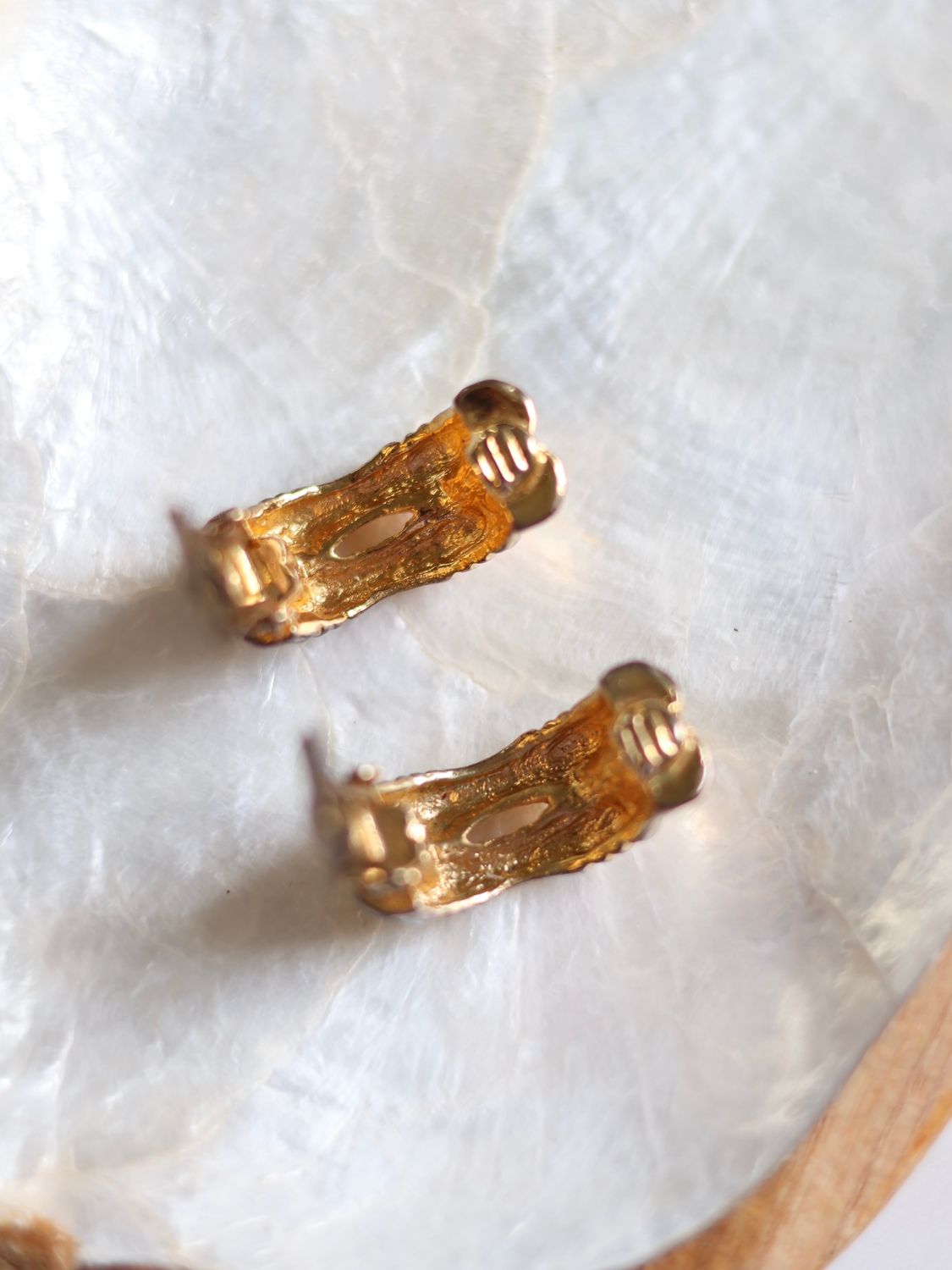 Bamboo-Style Earrings