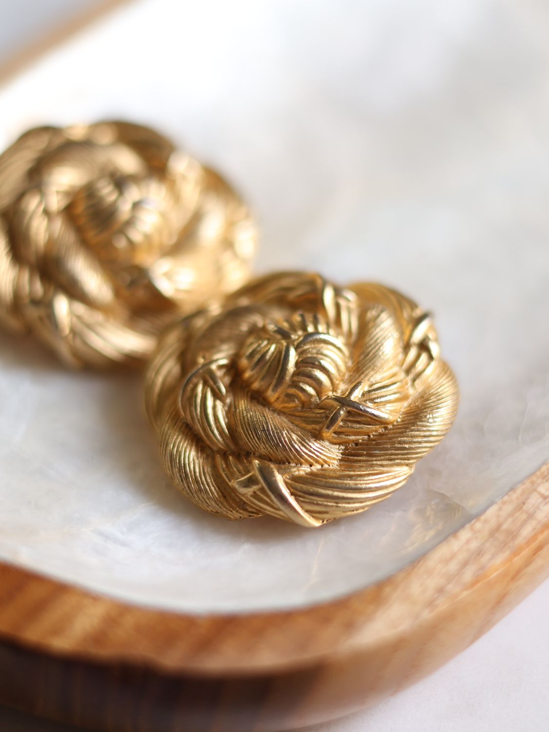 Woven Knot Earrings