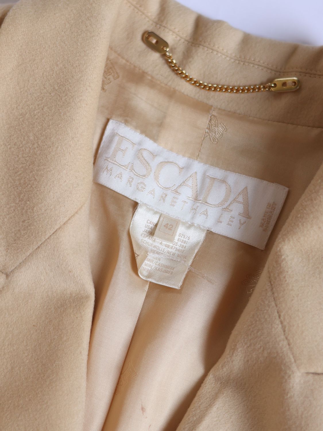 Escada Beige Blazer
