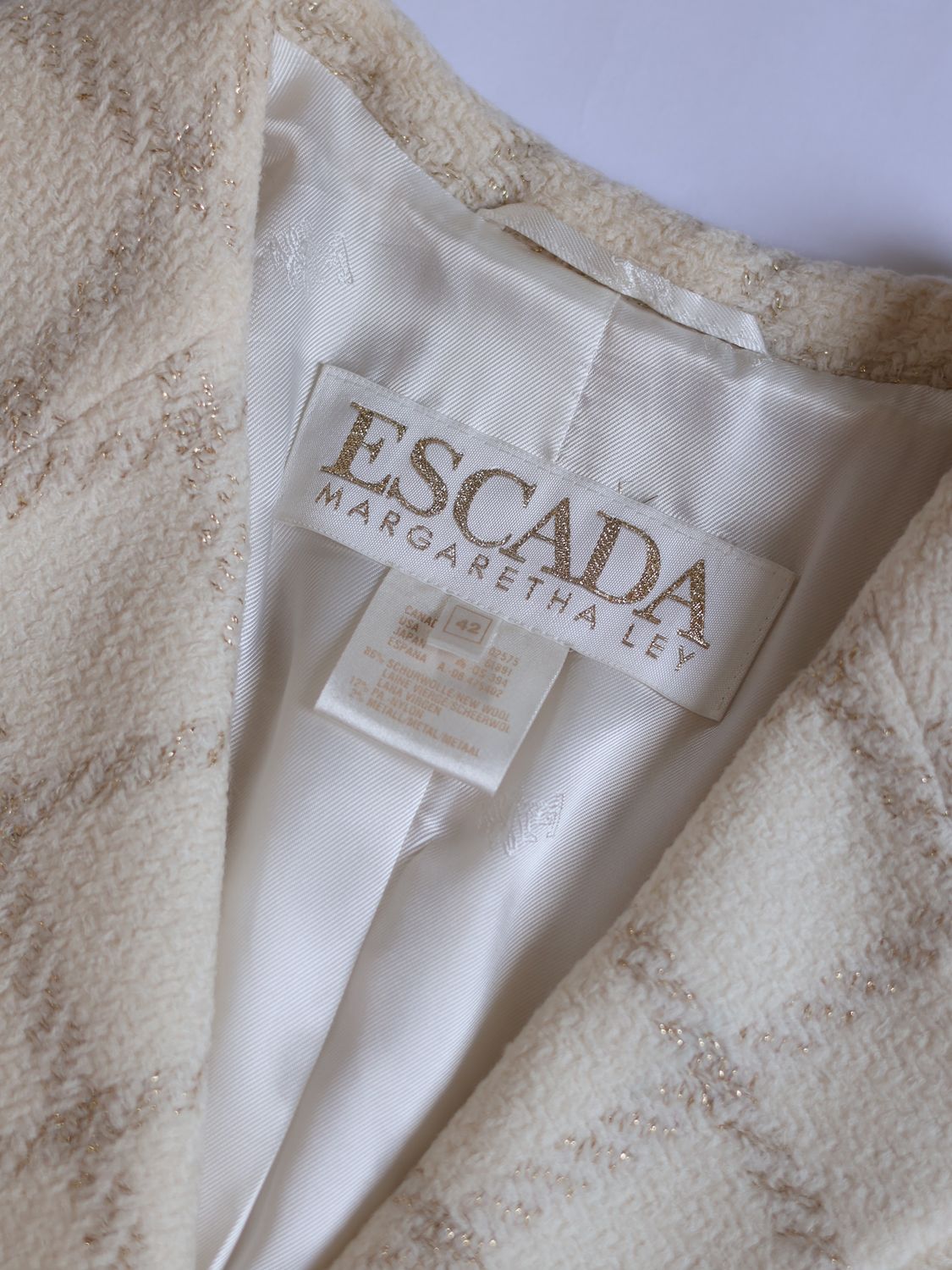 Escada Tweed Blazer