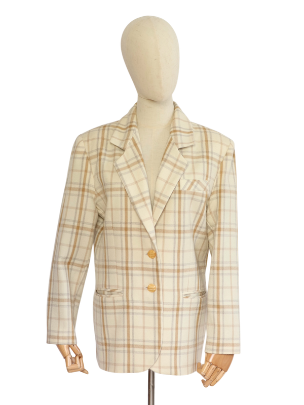 Checked Blazer