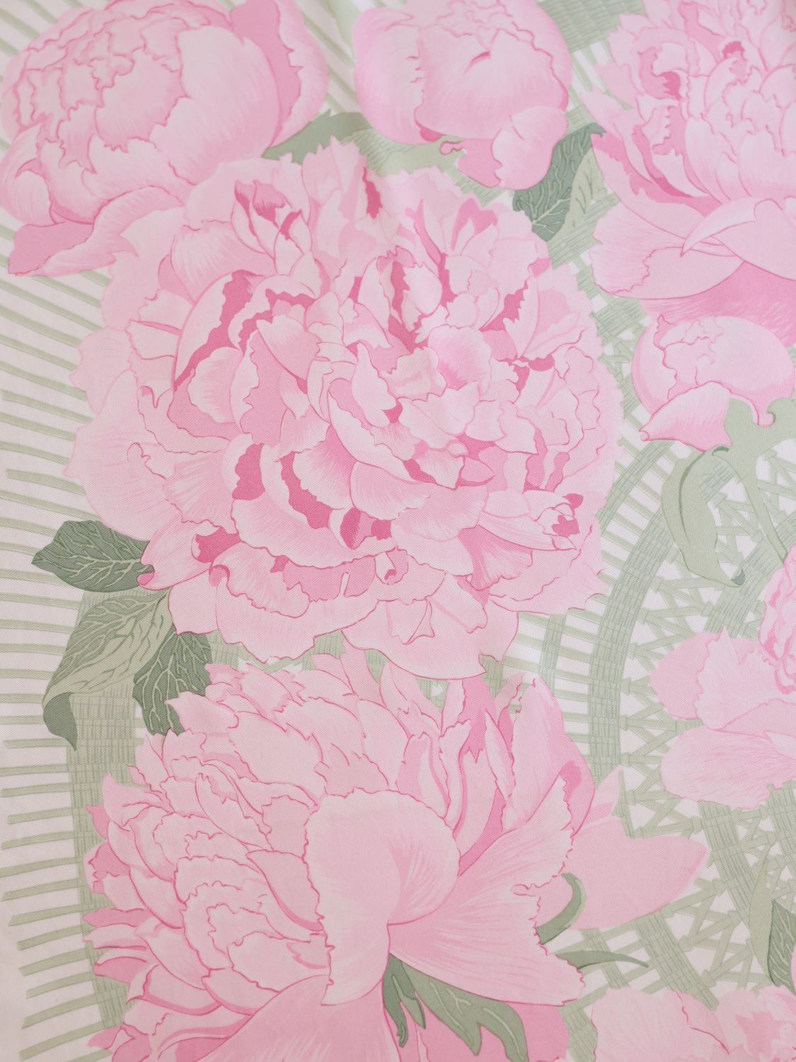 Les Pivoines Silk Scarf