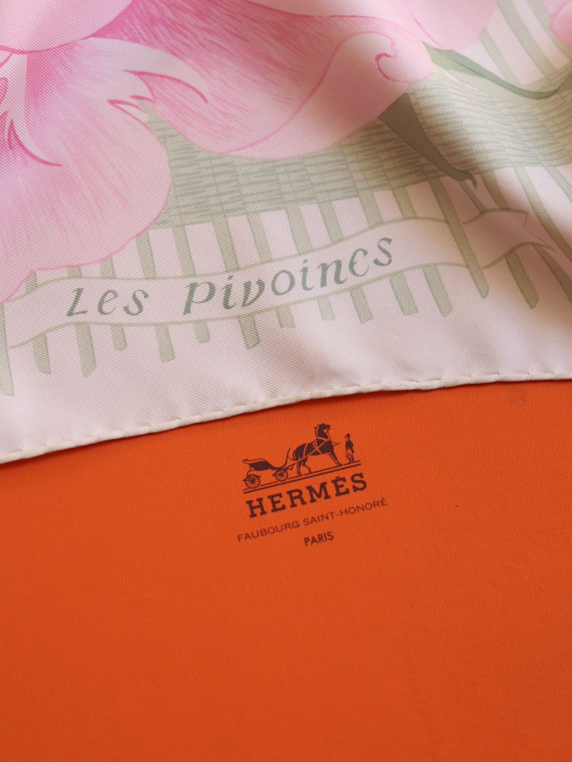 Les Pivoines Silk Scarf