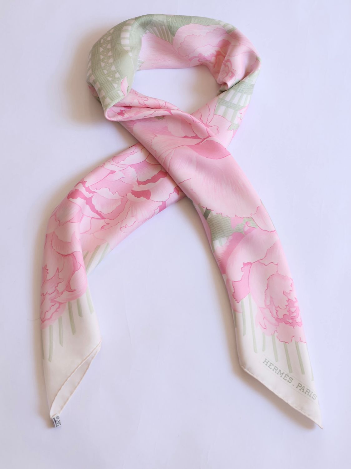 Les Pivoines Silk Scarf