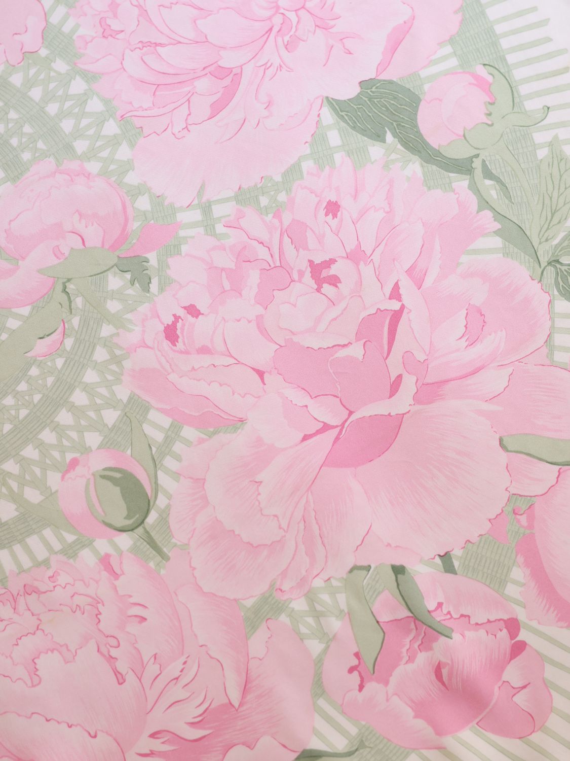 Les Pivoines Silk Scarf