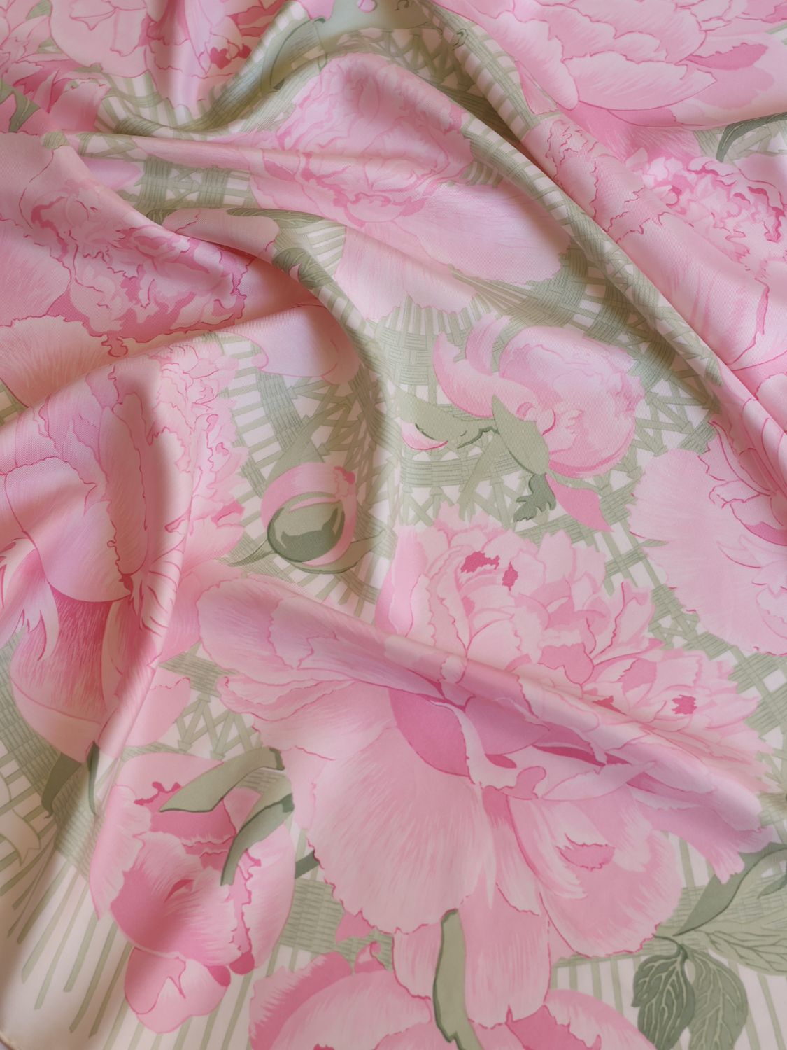 Les Pivoines Silk Scarf