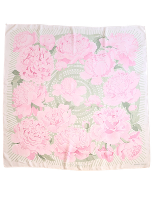 Les Pivoines Silk Scarf