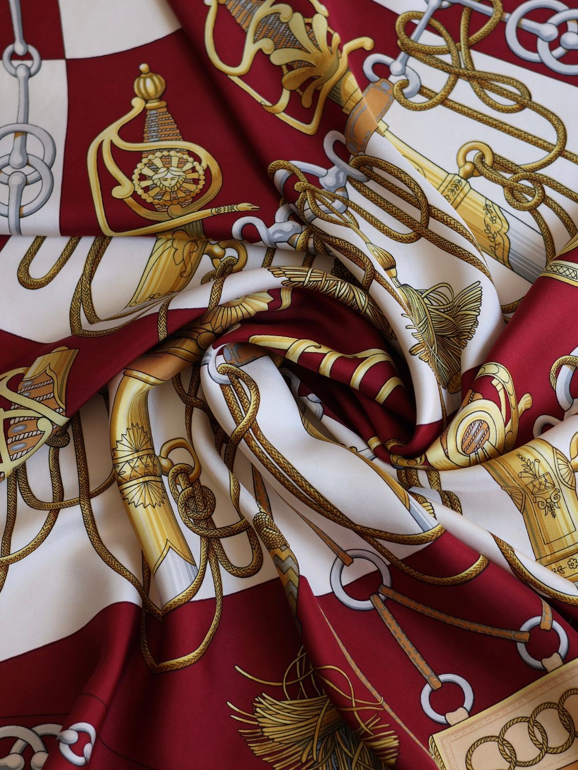 Hermès Cliquetis Silk Scarf