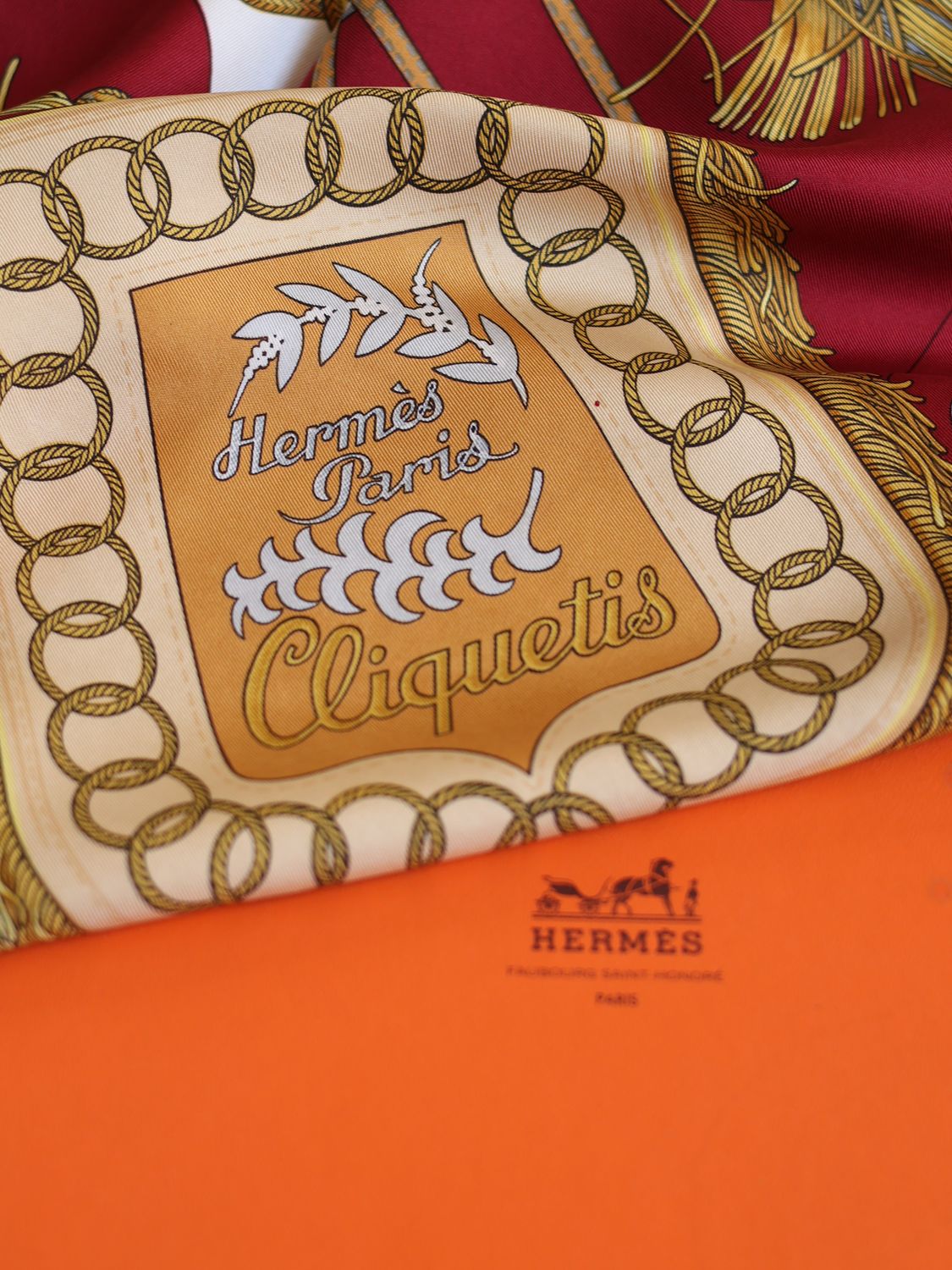 Hermès Cliquetis Silk Scarf