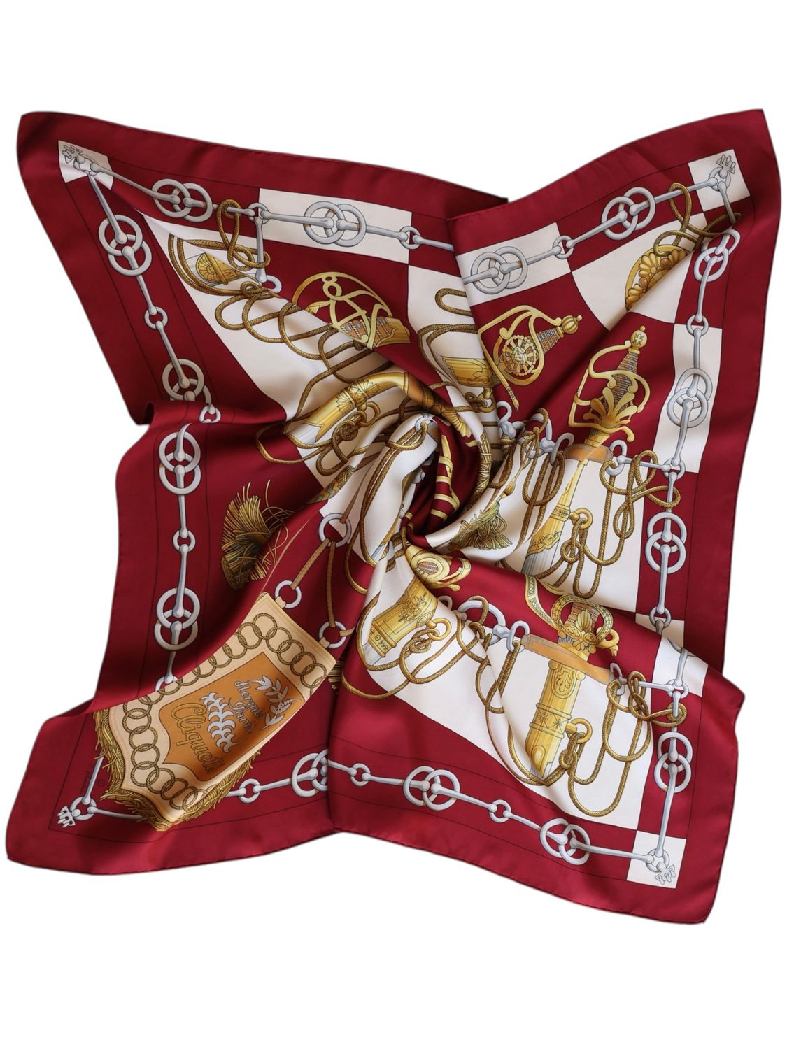 Hermès Cliquetis Silk Scarf