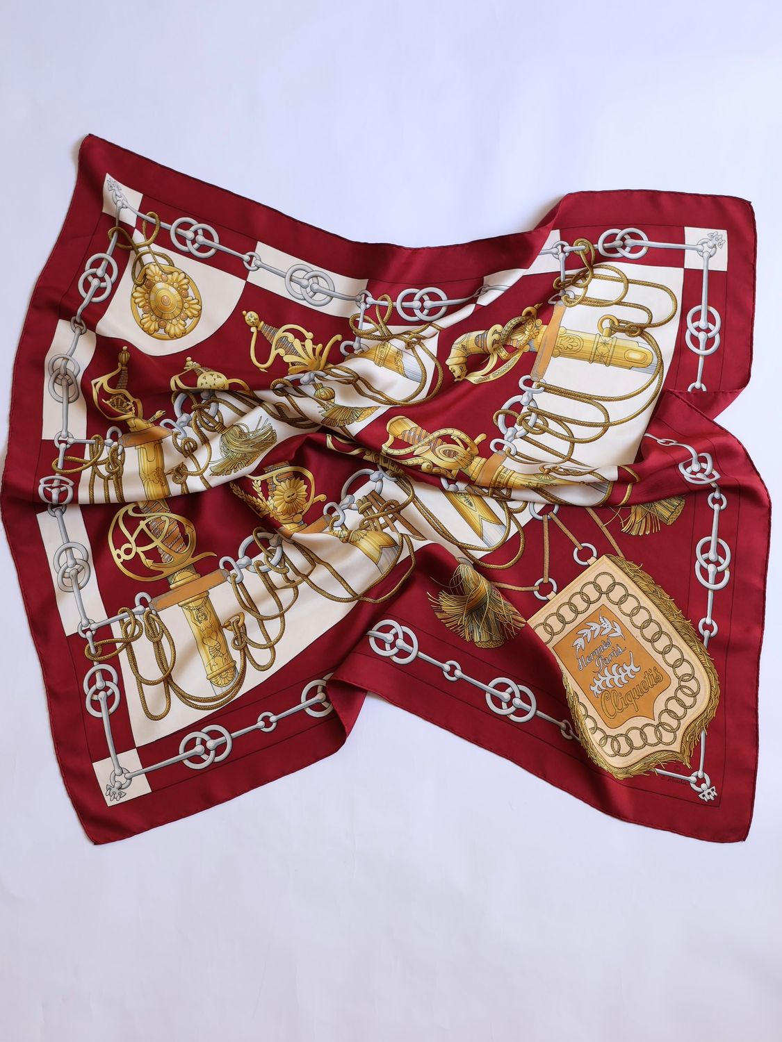 Hermès Cliquetis Silk Scarf