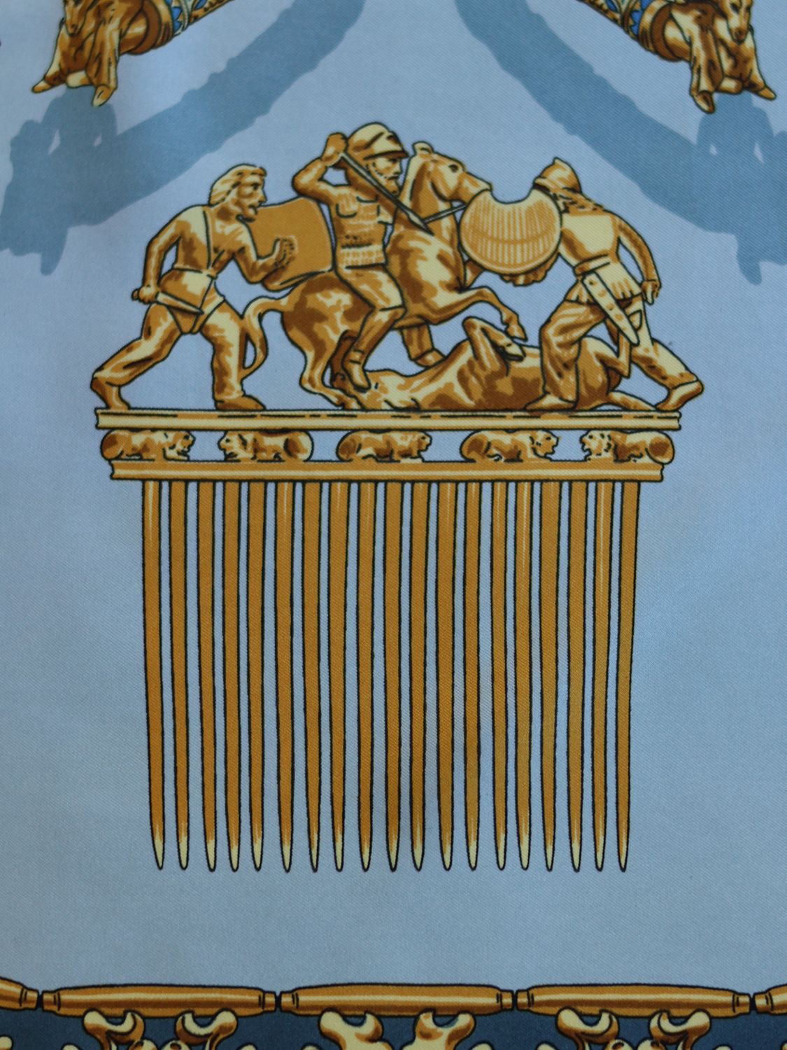 Hermès Les Cavaliers d'Or Silk Scarf