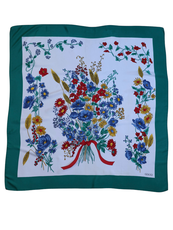 Gucci Flora Silk Scarf