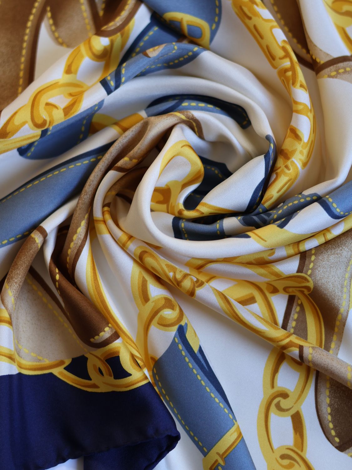 Celine Belts &amp; Chains Silk Scarf