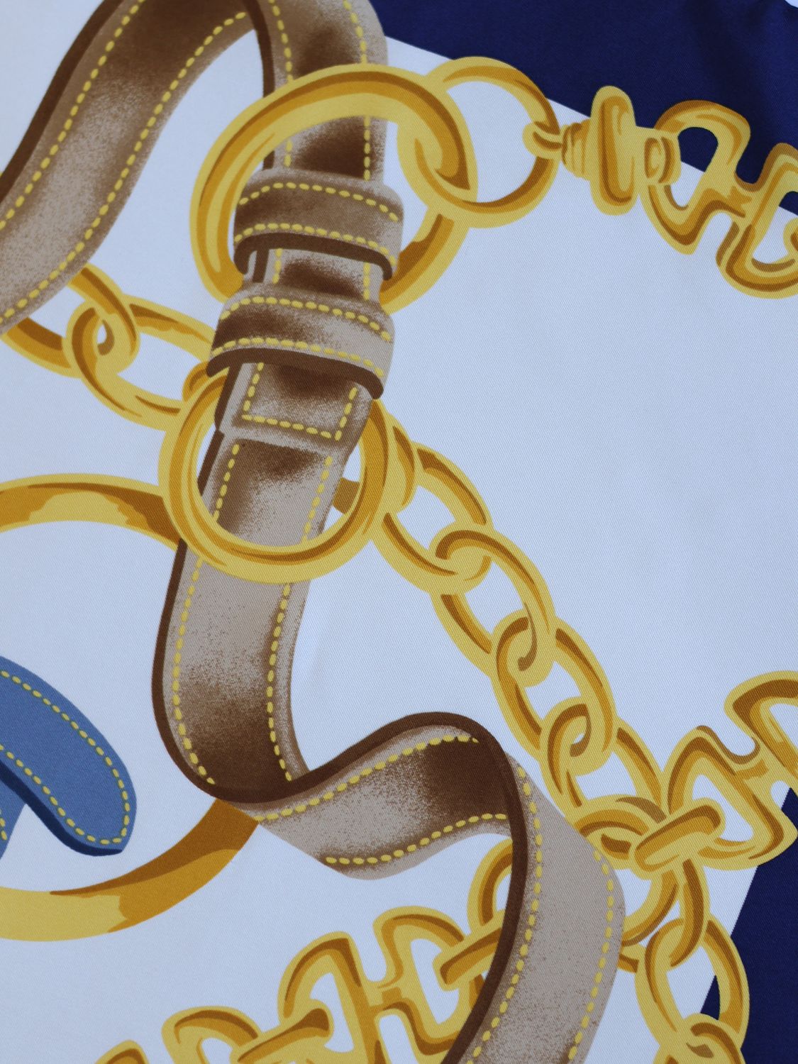 Celine Belts &amp; Chains Silk Scarf