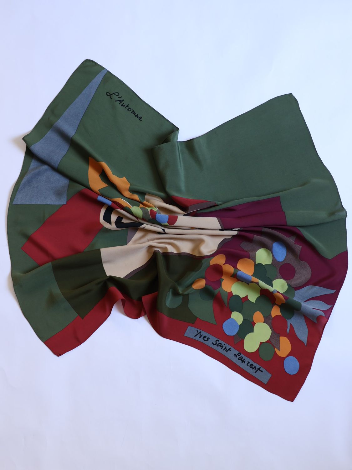 YSL Autumn Silk Scarf