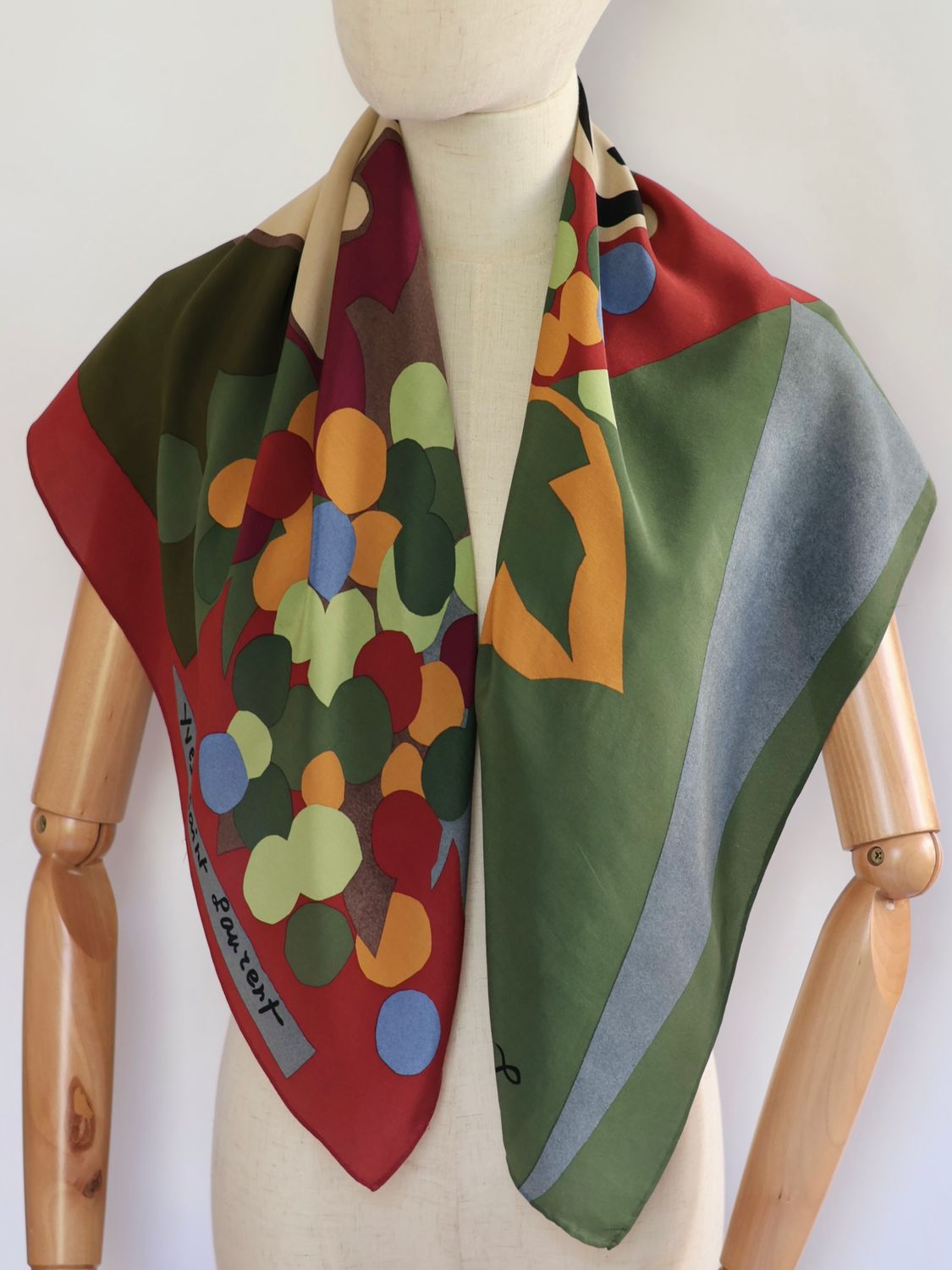 YSL Autumn Silk Scarf