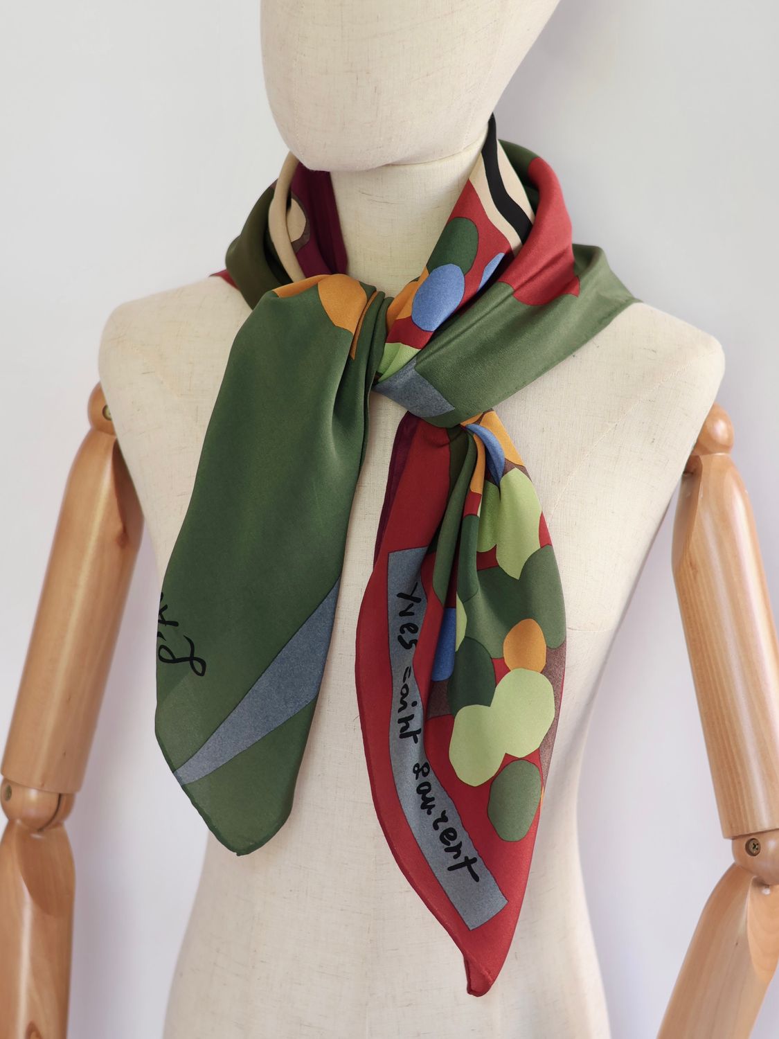 YSL Autumn Silk Scarf