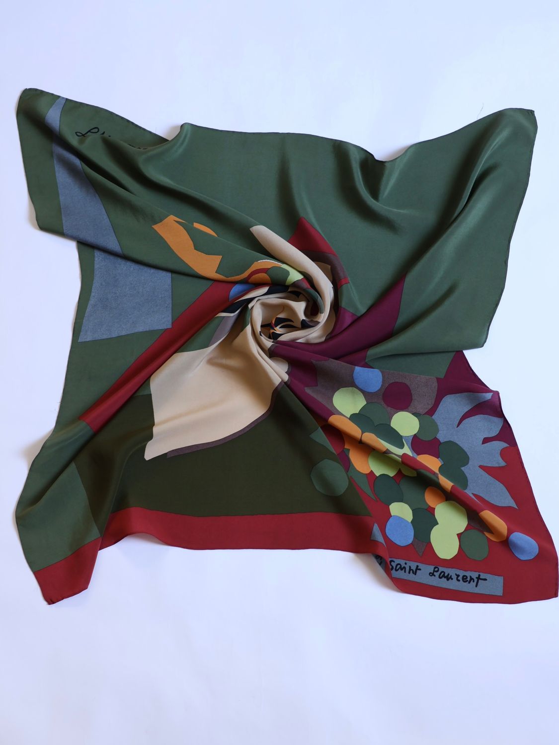 YSL Autumn Silk Scarf