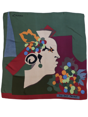 YSL Autumn Silk Scarf