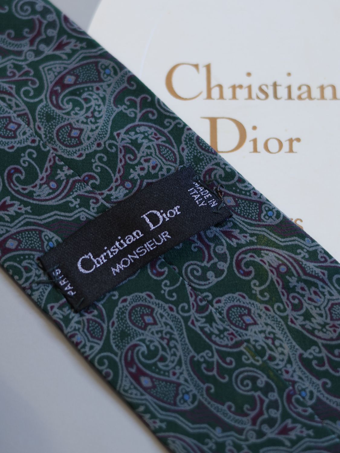 Christian Dior Silk Tie