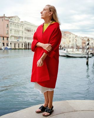How to Wear a Scarf. The Miuccia Prada Way