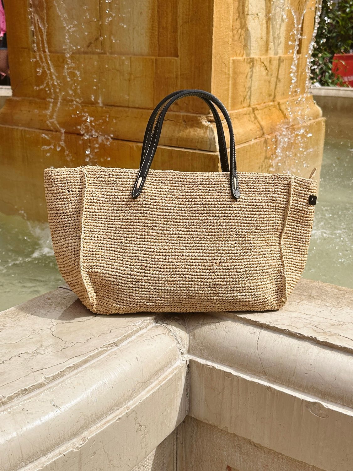 Côte Raffia Basket Bag