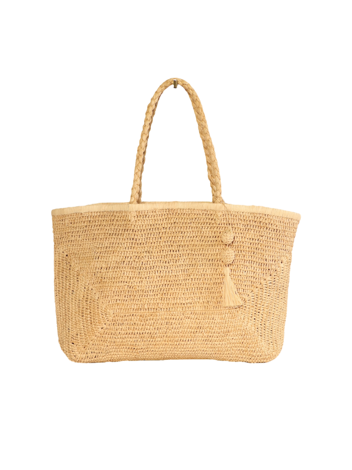 Cassis Raffia Bag