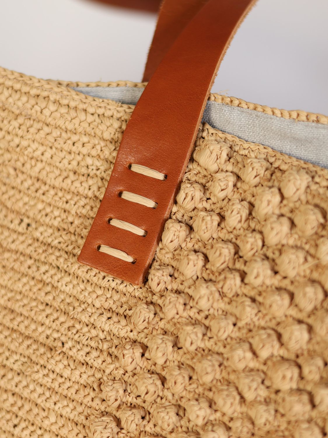 Solène Raffia Basket Bag