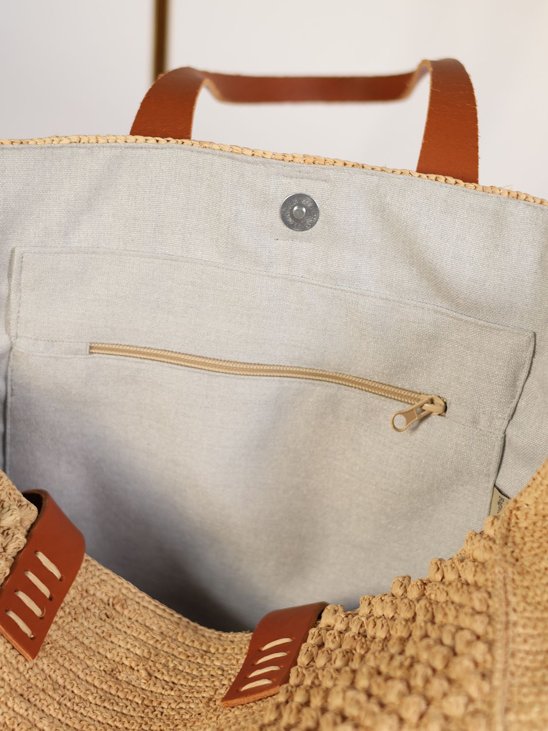 Solène Raffia Basket Bag