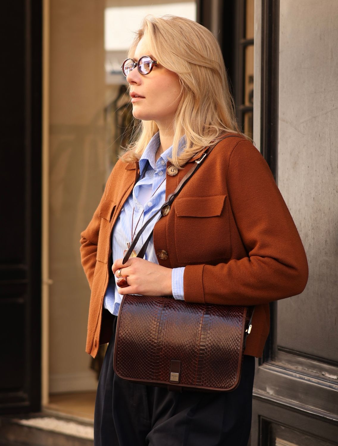 Nina Ricci Python Bag