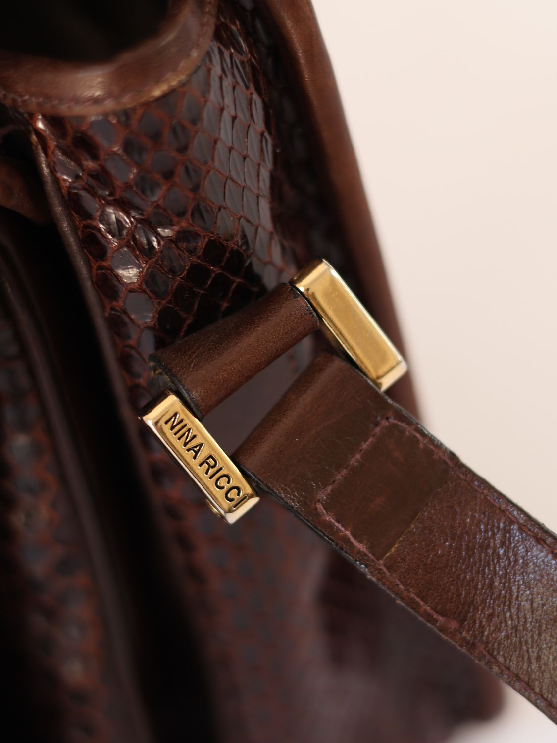 Nina Ricci Python Bag