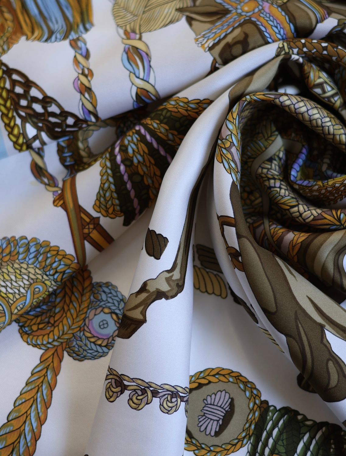 Hermès Le Timbalier Silk Scarf