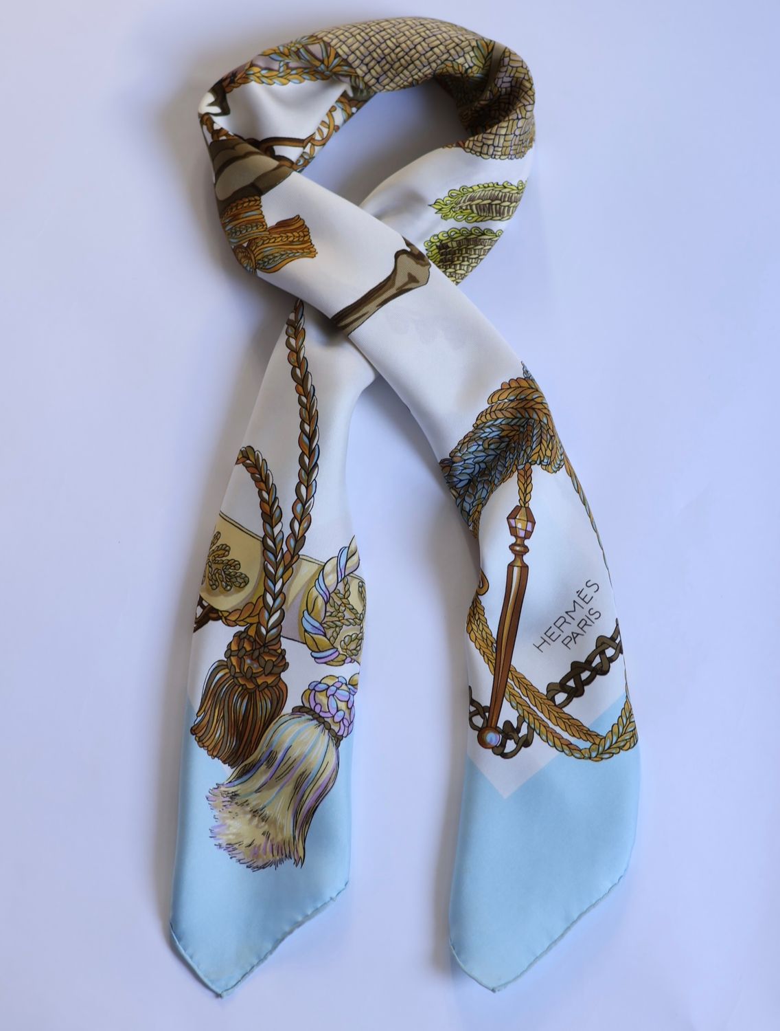 Hermès Le Timbalier Silk Scarf