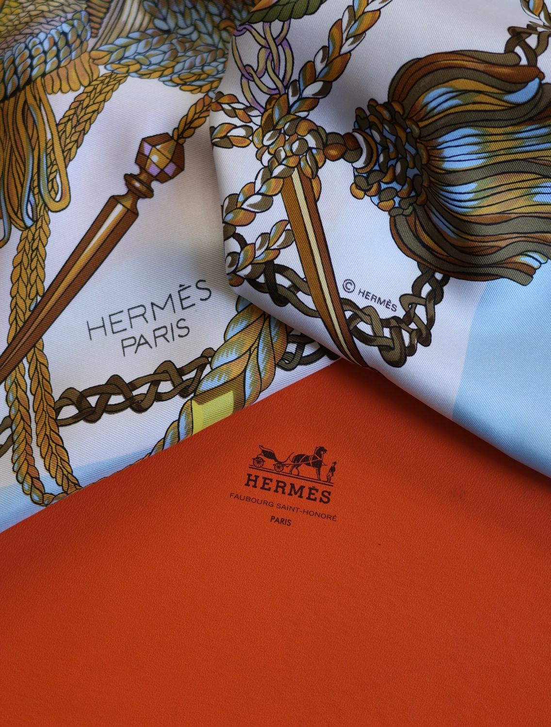 Hermès Le Timbalier Silk Scarf
