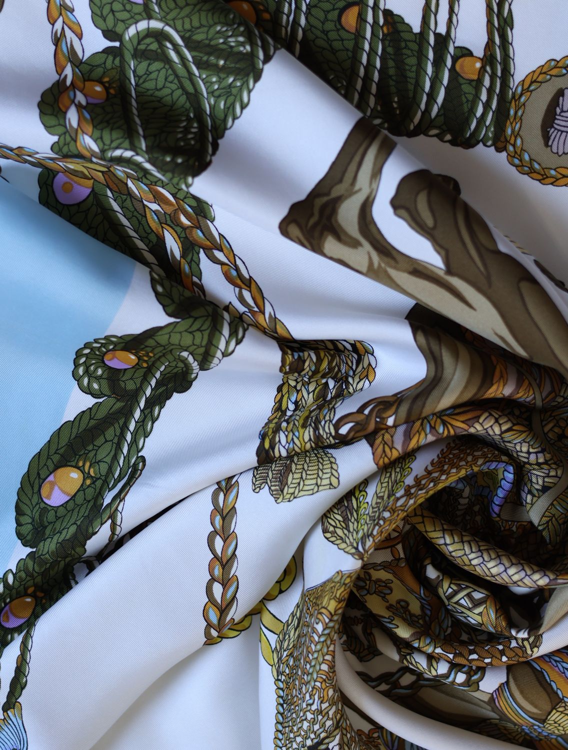 Hermès Le Timbalier Silk Scarf