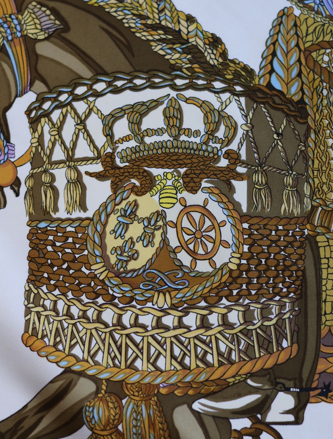 Hermès Le Timbalier Silk Scarf