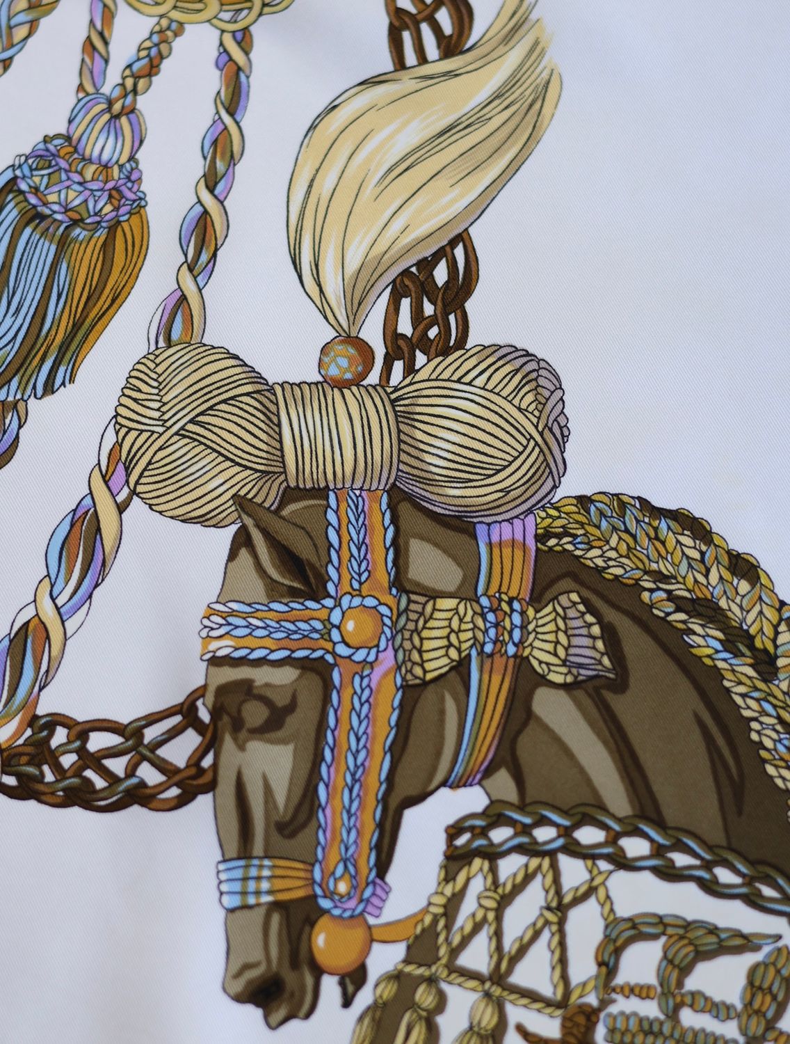 Hermès Le Timbalier Silk Scarf