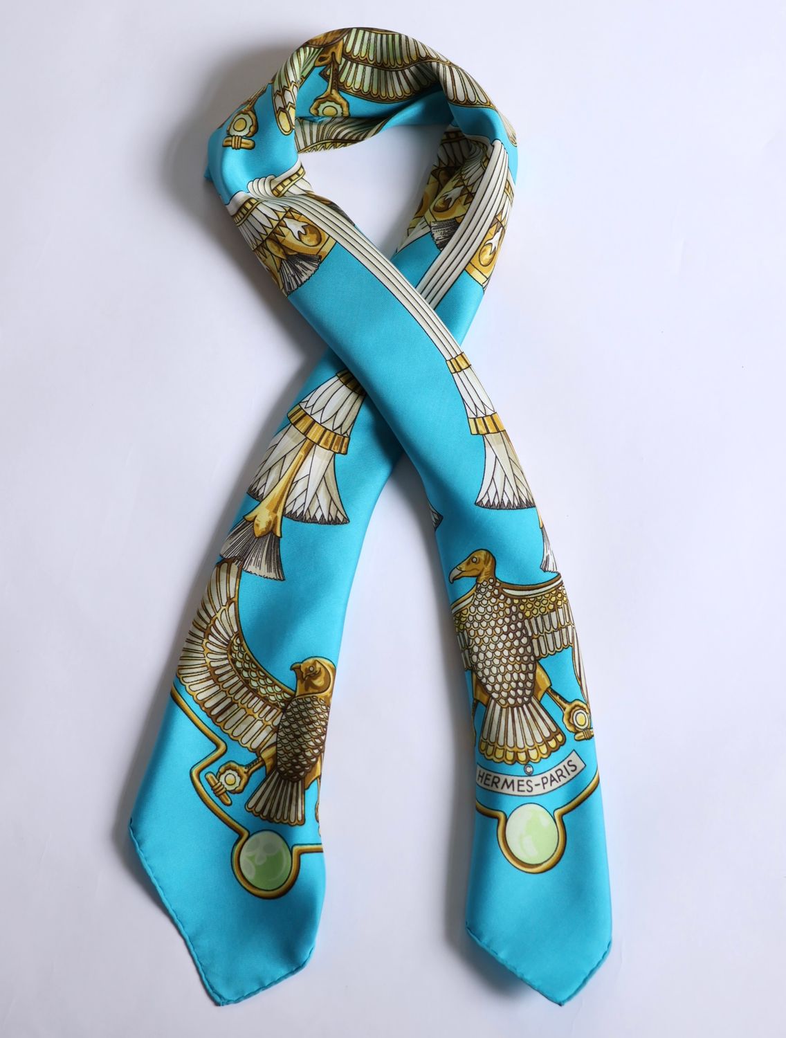 Hermès Scarabées et Pectoraux Silk Scarf