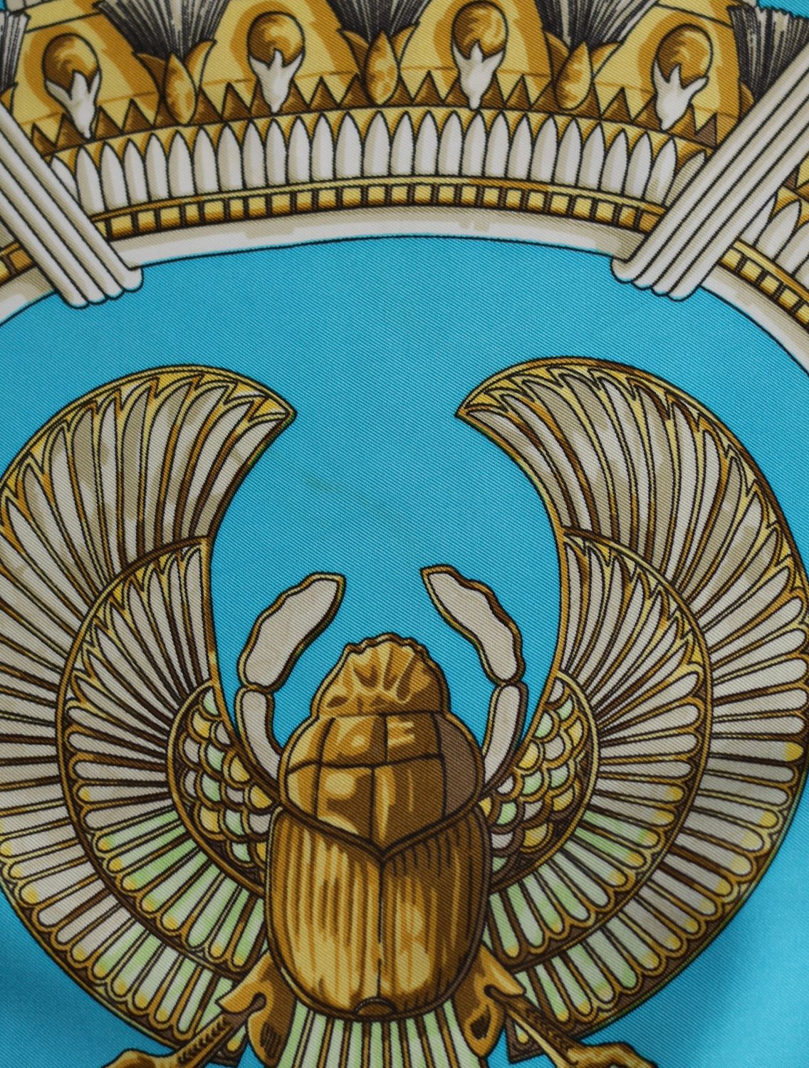 Hermès Scarabées et Pectoraux Silk Scarf