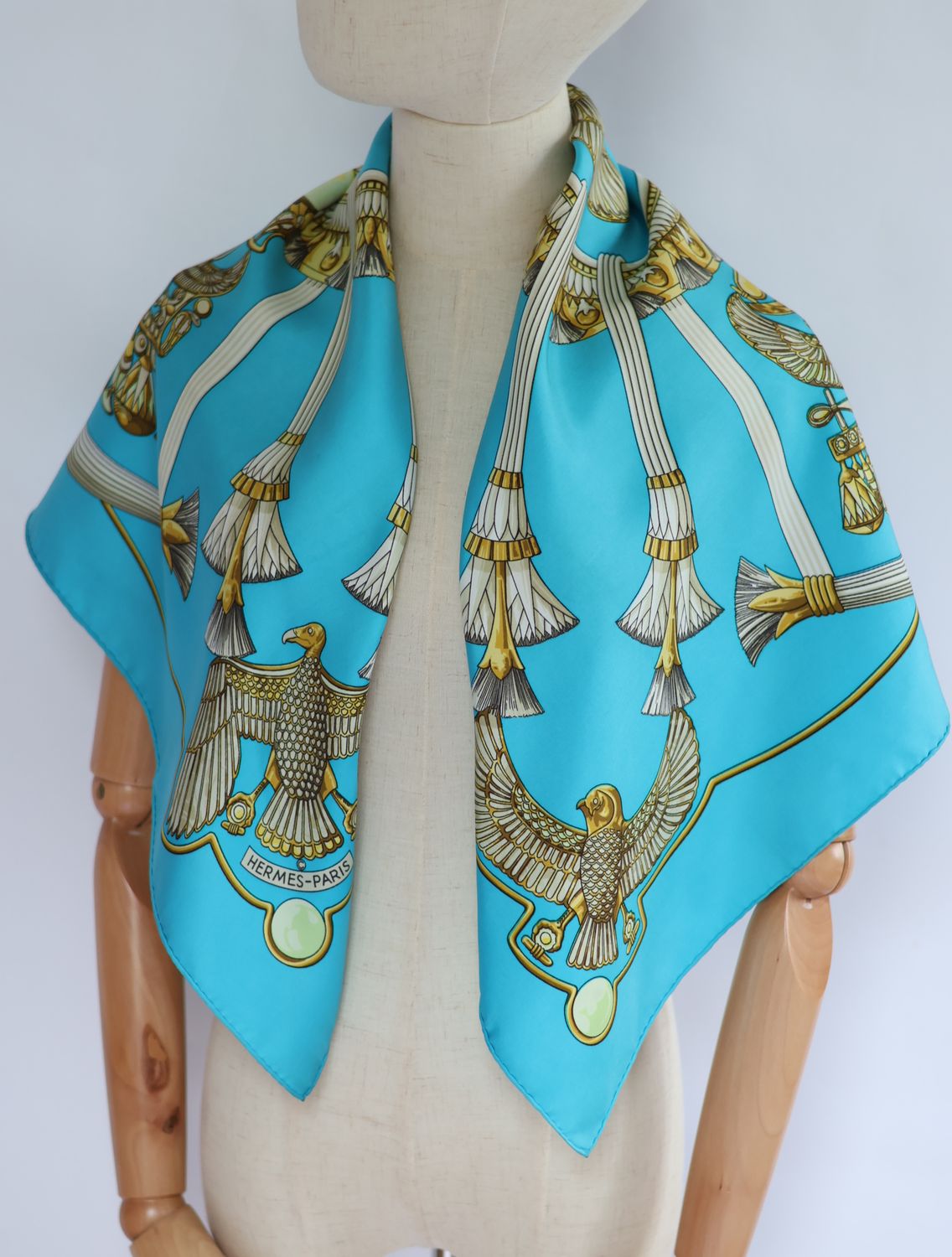 Hermès Scarabées et Pectoraux Silk Scarf