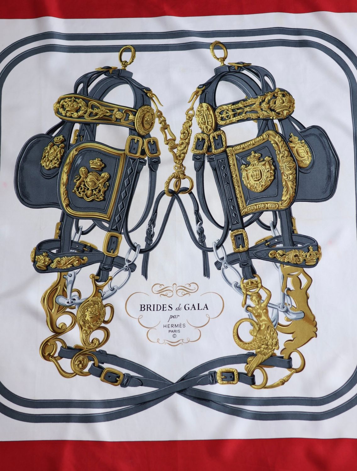 Hermès Brides de Gala Silk Scarf