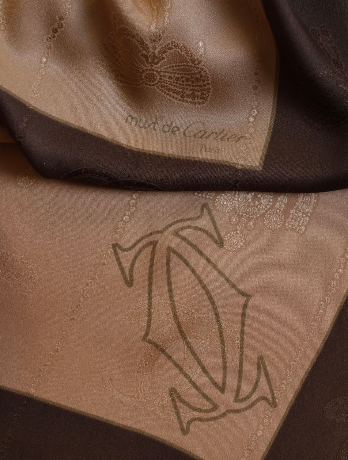 Cartier Jacquard Silk Scarf