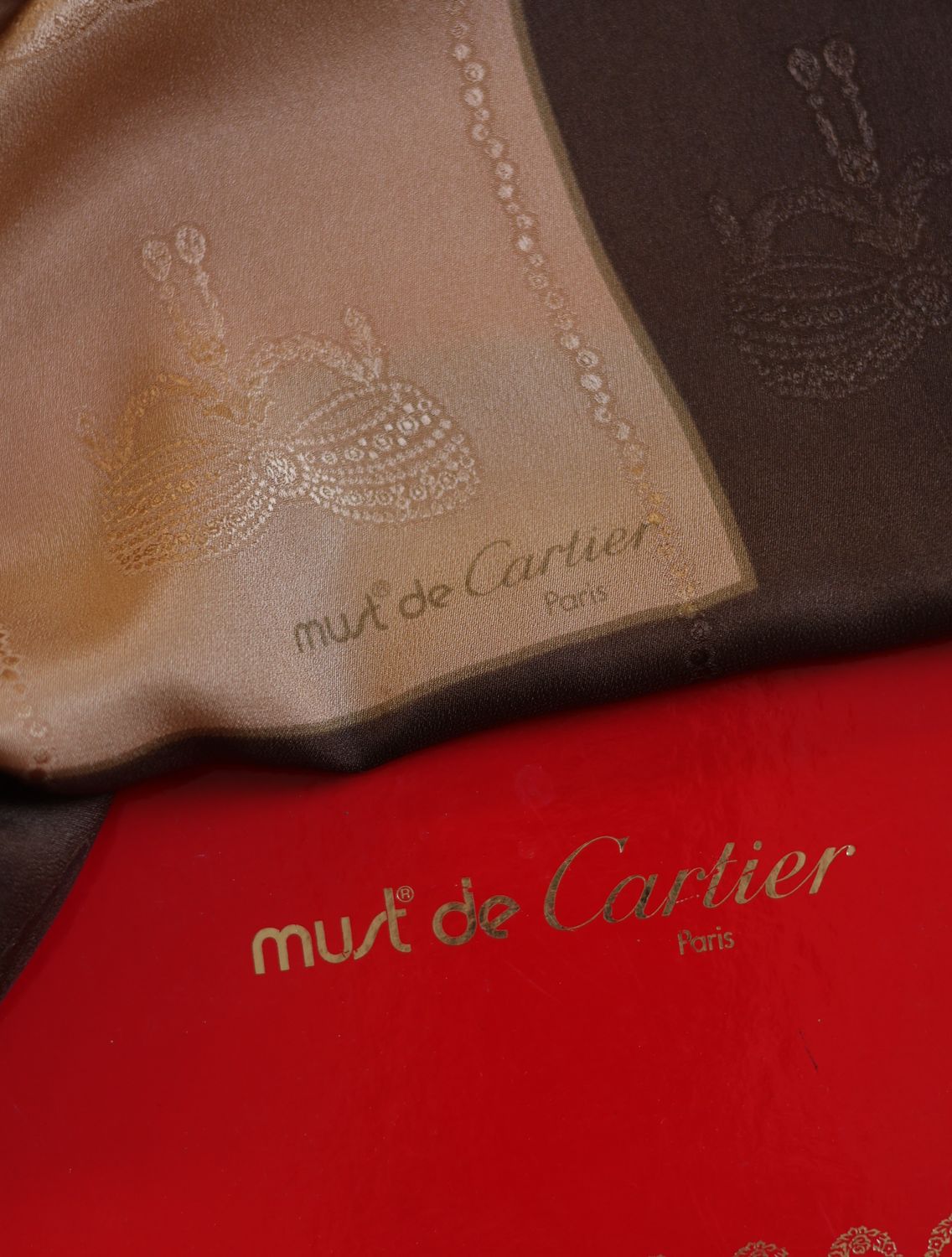 Cartier Jacquard Silk Scarf
