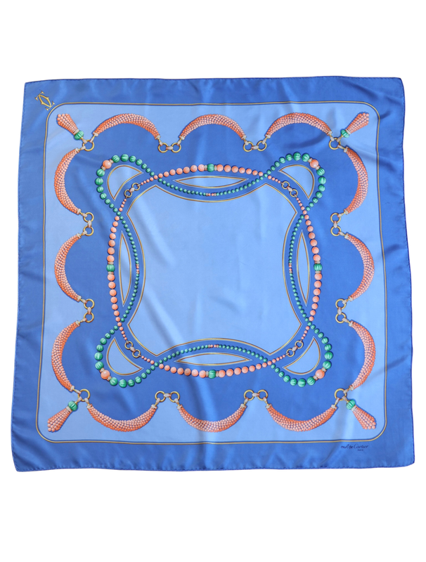 Cartier Jewelry Silk Scarf