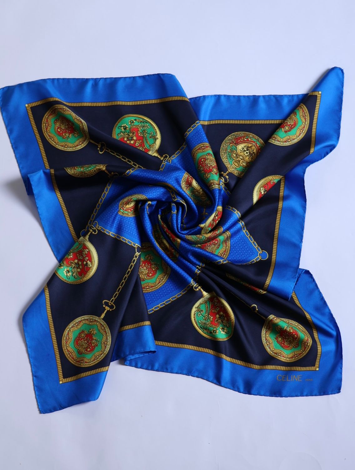 Celine Baroque Silk Scarf