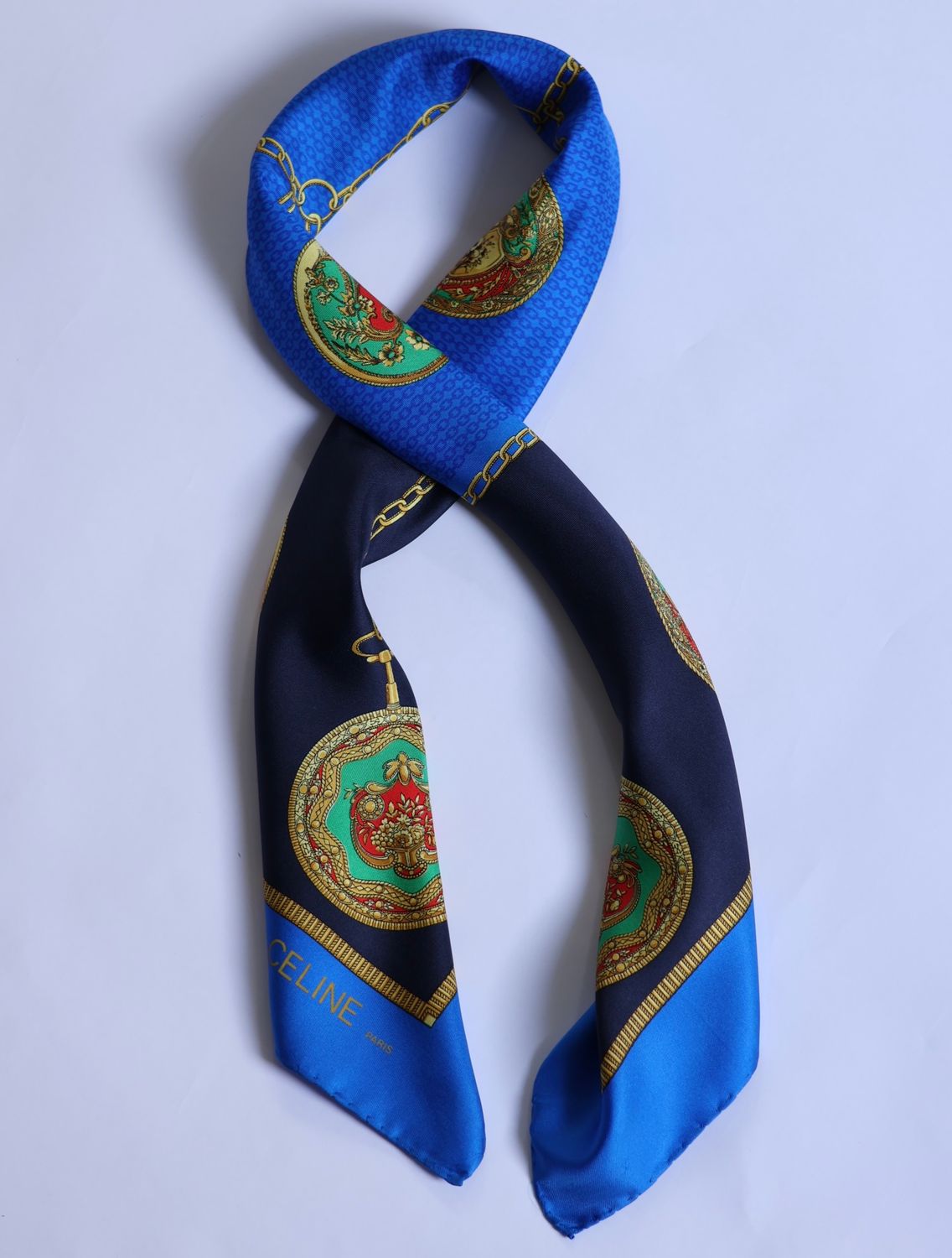 Celine Baroque Silk Scarf