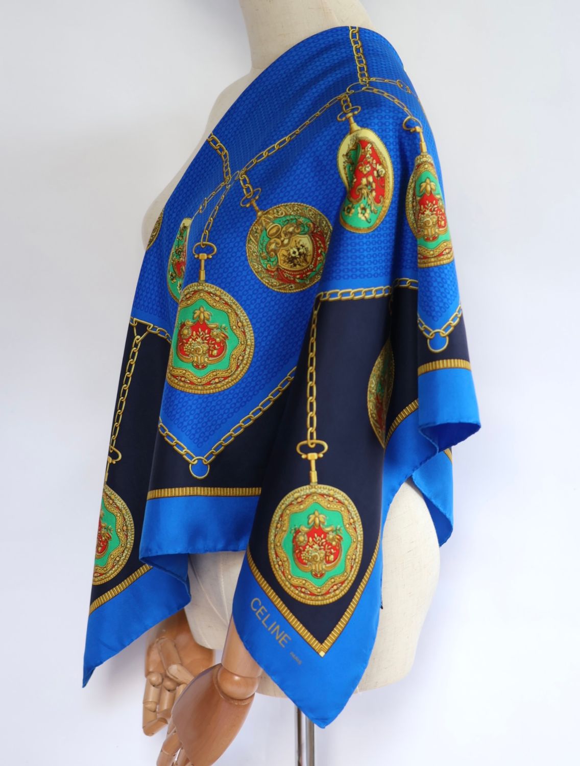 Celine Baroque Silk Scarf